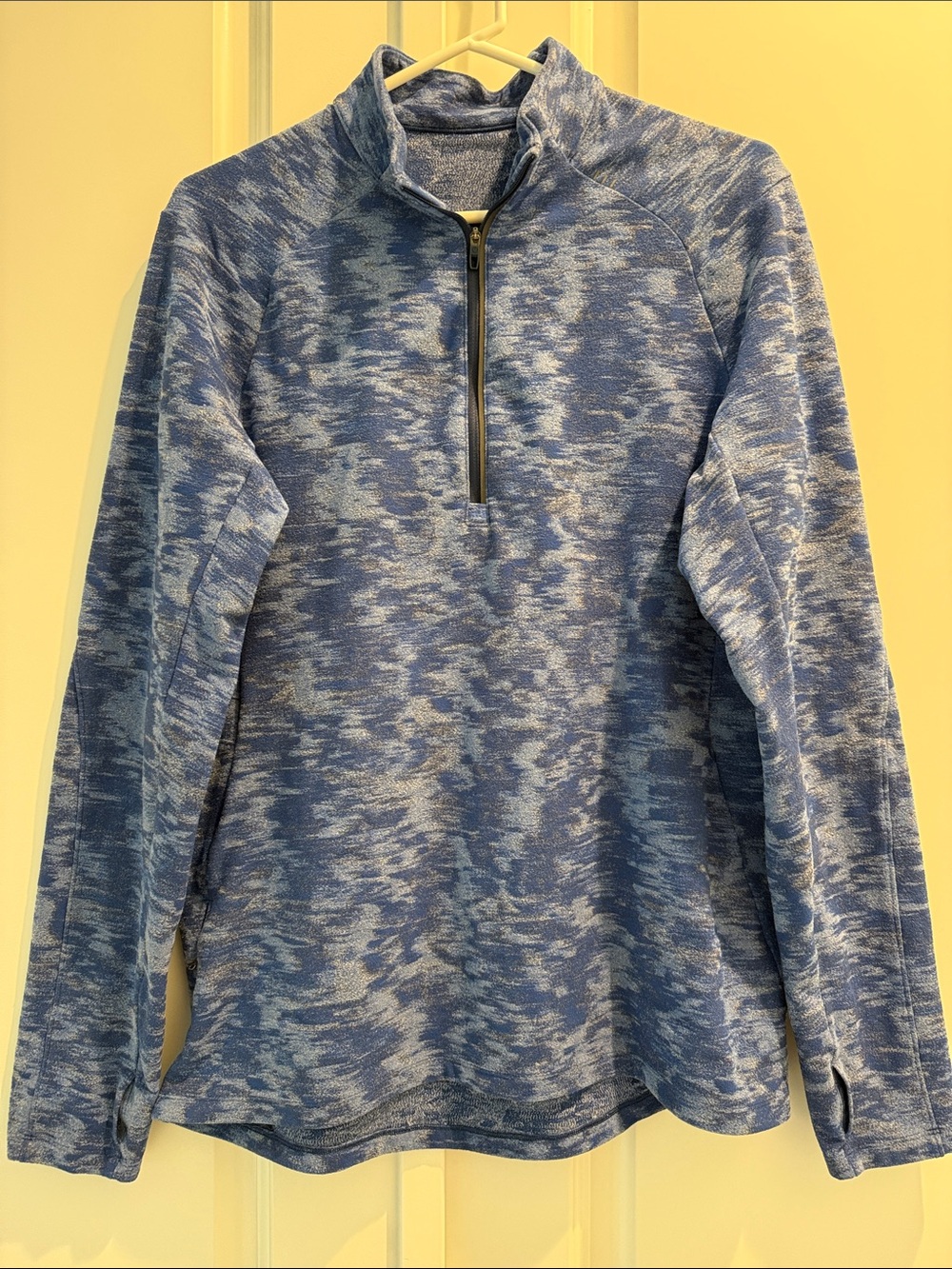 Lululemon Men’s Blue Heather Half-Zip Pullover
